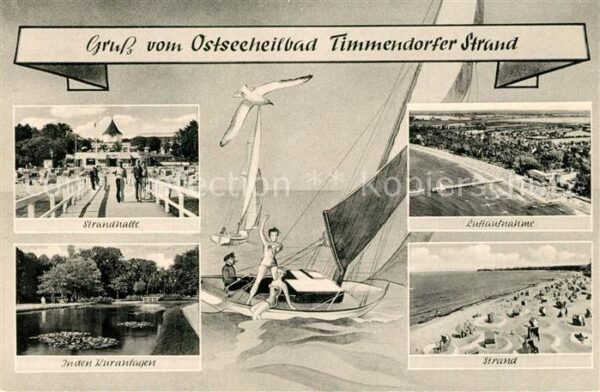 Timmendorfer Strand Strandhalle In den Kuranlagen Luftaufna