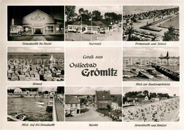 Groemitz Ostseebad Strandhalle Kursaal Promenade Strand La