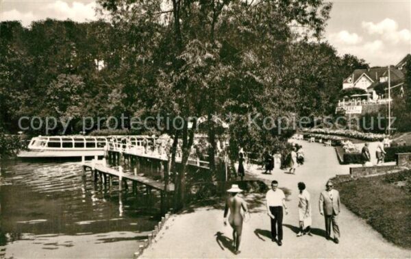 Malente-Gremsm?hlen Bootsanlegestelle Seepromenade