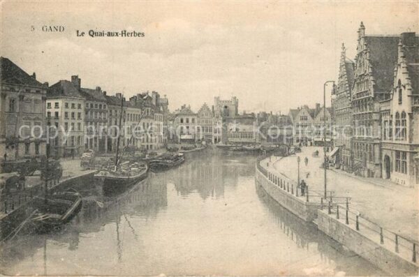 Gand Belgien Quai aux Herbes