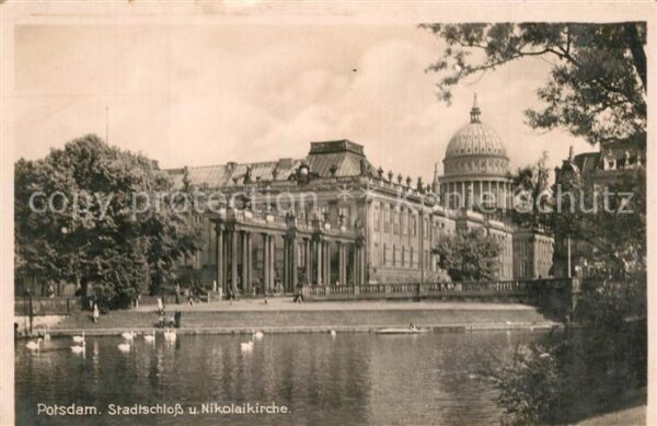 Potsdam Stadtschloss Nikolaikirche