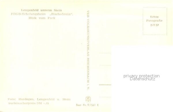 Lengenfeld Stein Erholungsheim Bischofstein – Bild 2