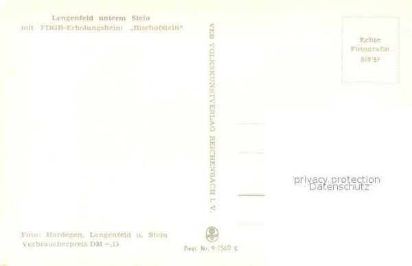 Lengenfeld Stein Erholungsheim Bischofstein – Bild 2