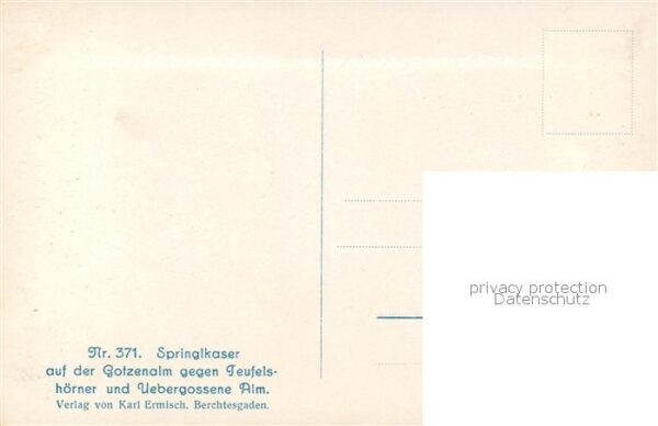 Berchtesgaden Gotzenalm Teufelsh?rner Uebergossene-Al – Bild 2