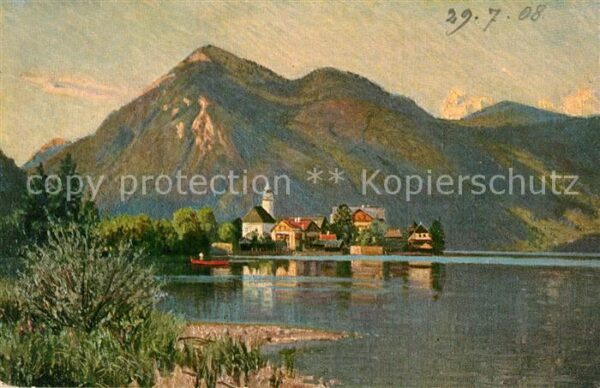 Walchensee Dorf K?nstlerkarte