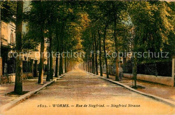 Worms Rhein Rue de Siegfried