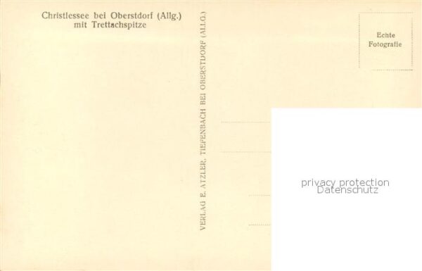 Oberstdorf Christlessee mit Trettachspitze – Bild 2