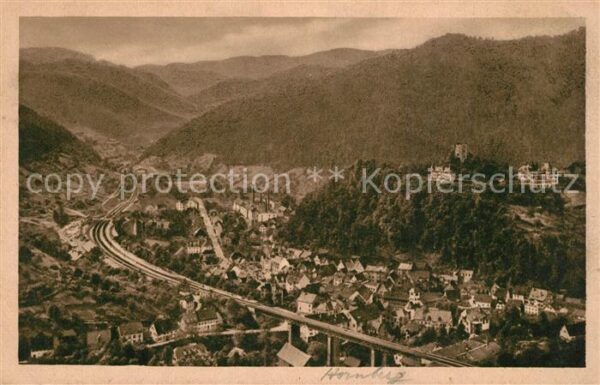 Hornberg Schwarzwald Fliegeraufnahme