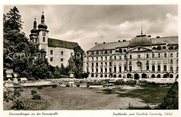 Donaueschingen Donauquelle Schloss Kirche