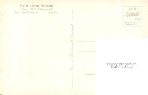 Triberg Schwarzwald Hotel L?wen National – Bild 2