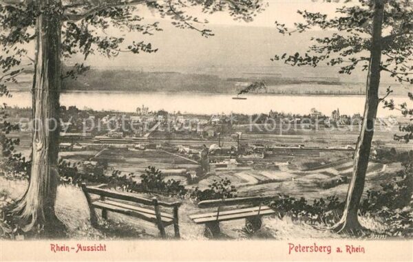 Petersberg K?nigswinter Rhein-Aussicht