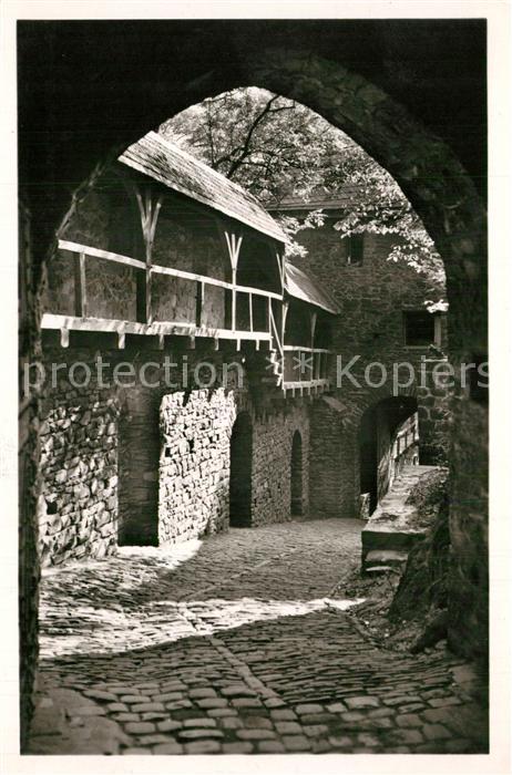 Altena Lenne Burg Tordurchgang