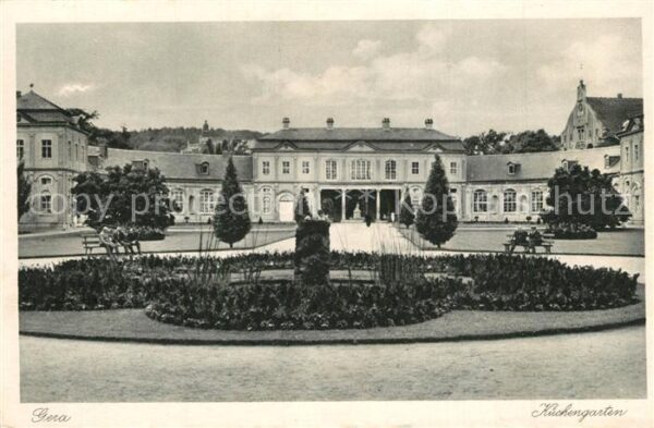 Gera Küchengarten Park Schloss