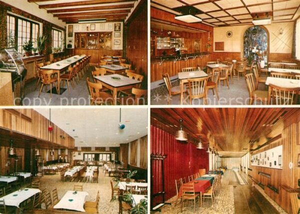 Welling Mayen Gasthaus zur Post Saal Kegelbahn