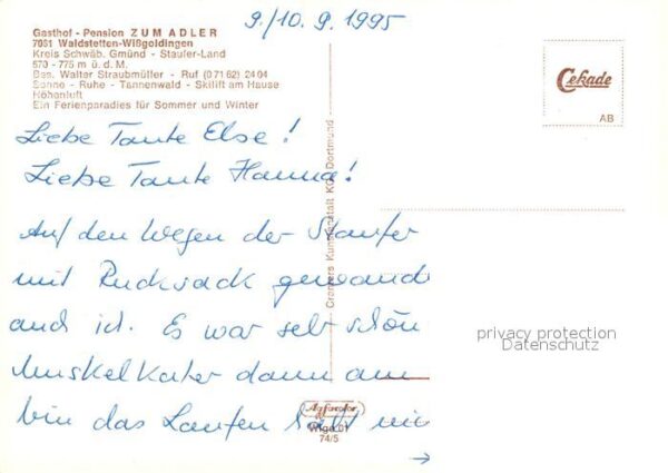 Wissgoldingen Gasthof Pension Zum Adler – Bild 2
