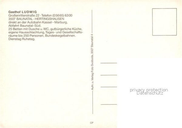 Hertingshausen Kassel Gasthof Ludwig Stammtisch Festsaal – Bild 2