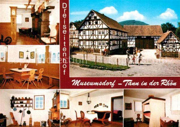 Tann Rhoen Dreiseitenhof Museumsdorf Fachwerkhäuse