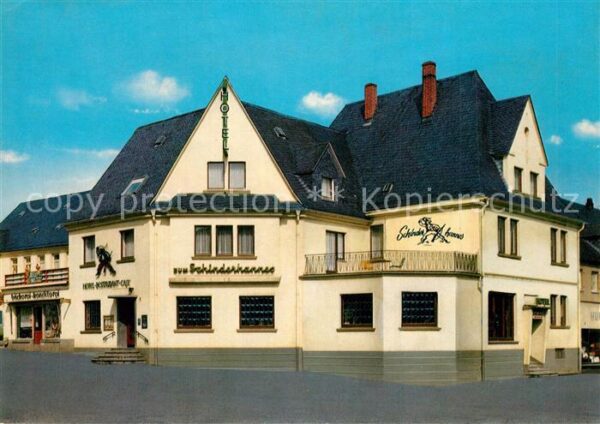 Morbach Hunsrueck Hotel Zum Schinderhannes Historisches H
