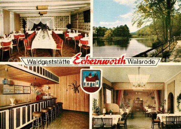Walsrode Lueneburger Heide Waldgaststätte Eckernworth Uferweg an d