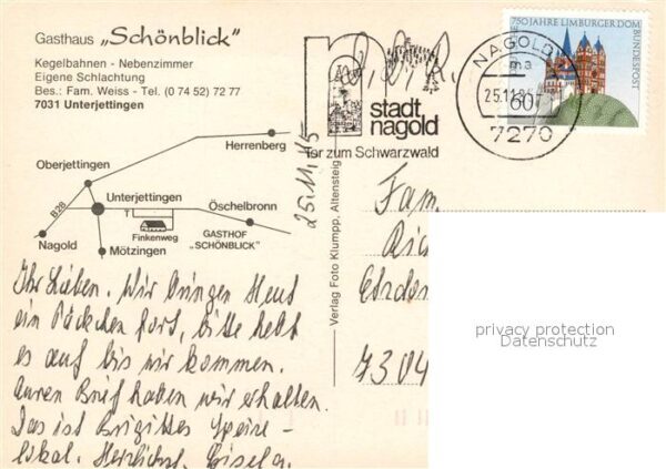 Unterjettingen Gasthaus Schönblick Restaurant – Bild 2