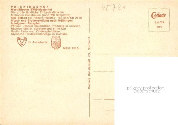 Sythen Prickingshof Westfälischer EWG Musterho – Bild 2