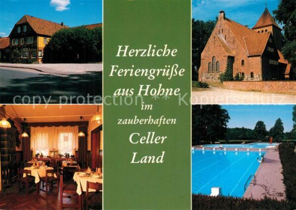 Hohne Celle Gasthaus Krössmann Kirche Waldschwimmba