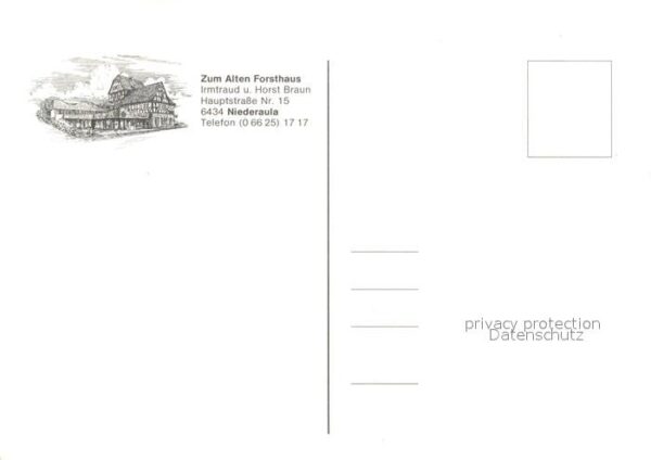 Niederaula Gaststätte Zum alten Forsthaus Fachwerk – Bild 2