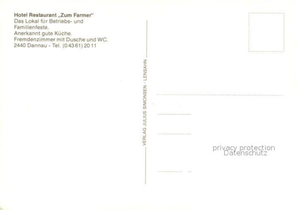 Dannau Hotel Restaurant Zum Farmer – Bild 2