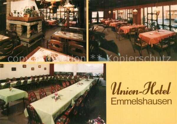 Emmelshausen Union Hotel Restaurant Festtafel Kaminz