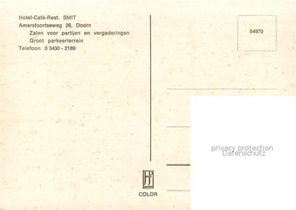 Doorn Niederlande Hotel Cafe Restaurant Smit – Bild 2