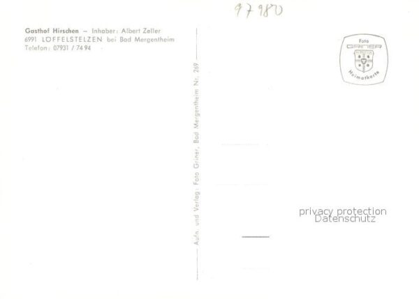 Loeffelstelzen Gasthof Hirschen Gastraum Wappen Ritter – Bild 2