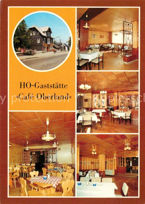 Neuhaus Rennweg HO Gaststätte Cafe Oberland
