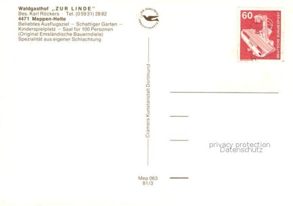 Helte Waldgasthof Zur Linde Garten – Bild 2