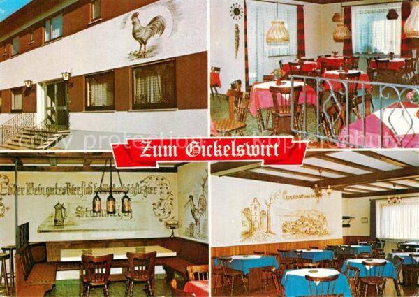 Wersau Odenwald Gaststätte Zum Gickelswirt
