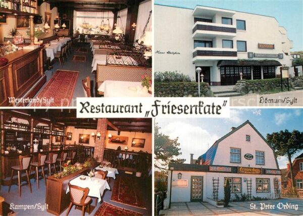 Westerland Sylt Restaurant Friesenkate Hörnum Kampen un