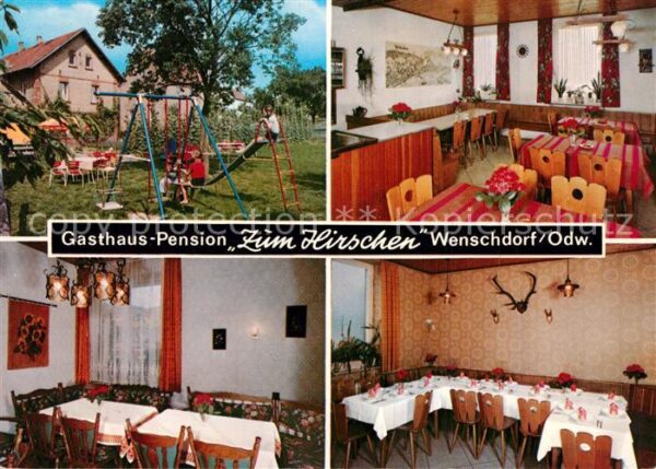 Wenschdorf Gasthaus Pension Zum Hirschen Gaststube