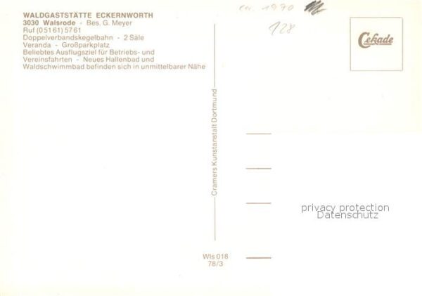 Walsrode Lueneburger Heide Waldgaststätte Eckernworth – Bild 2