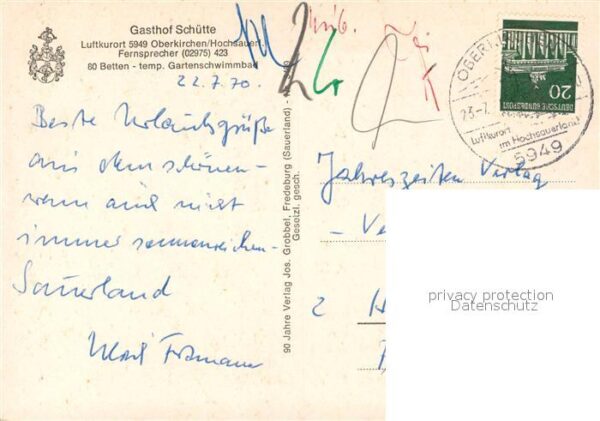 Oberkirchen Sauerland Gasthof Schütte – Bild 2