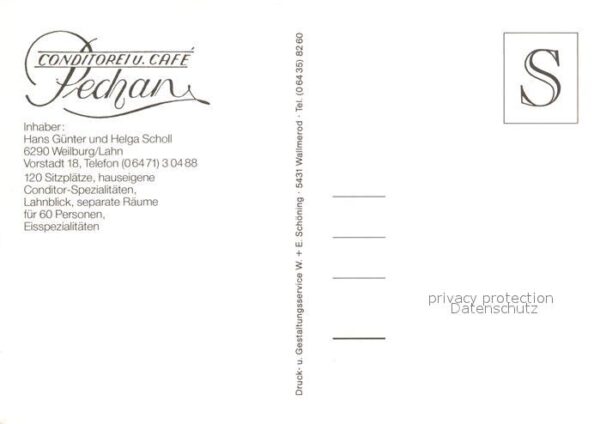 Weilburg Conditorei Cafe Pechan – Bild 2