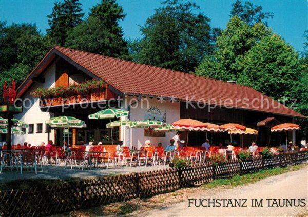 Koenigstein Taunus Fuchstanz Gaststätte Terrasse