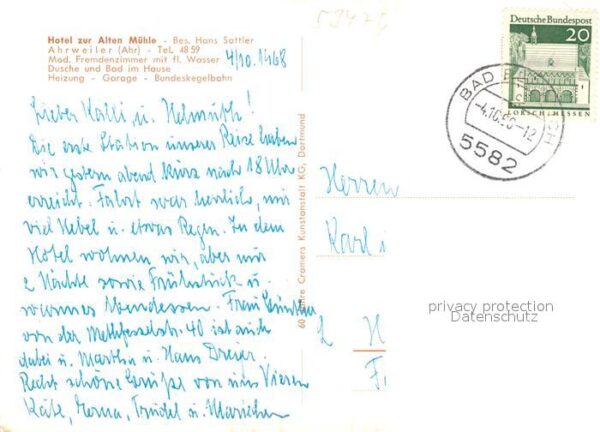 Ahrweiler Ahr Hotel zur Alten Mühle Restaurant Wasser – Bild 2