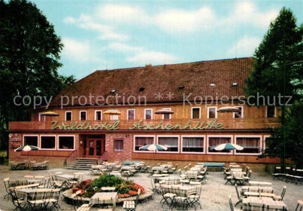 Osterode Harz Waldhotel Aschenhütte Gartenterrasse