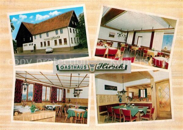 Oberberken Gasthaus Zum Hirsch Gastraum