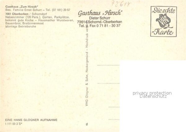 Oberberken Gasthaus Zum Hirsch Gastraum – Bild 2