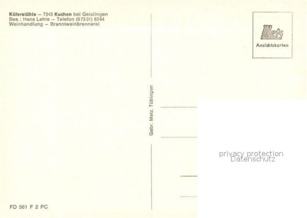 Kuchen Fils Gaststätte Küferstüble Gastraum – Bild 2