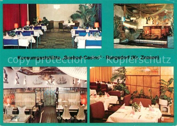 Rangsdorf Konsumgaststätte Seebad Casino Restaura