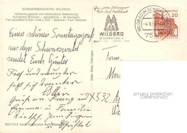 Bad Wildbad Sommerberghotel Restaurant Schwarzwald – Bild 2