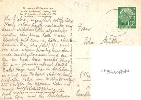 Altenberg Rheinland Terrassen Waldrestaurant Deutscher Märc – Bild 2