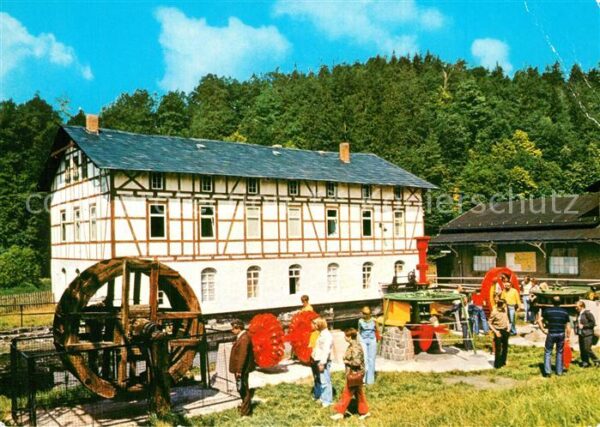 Ziegenrueck Museum für Wasserkraftnutzung Wasserrad