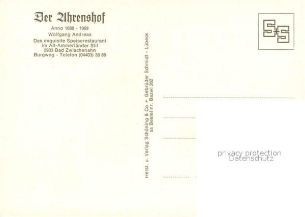 Bad Zwischenahn Restaurant Der Ahrenshof – Bild 2